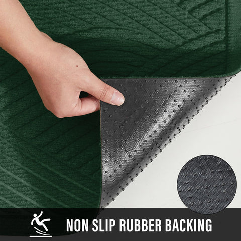 HIYARD mat showcasing non-slip rubber backing for safe entry