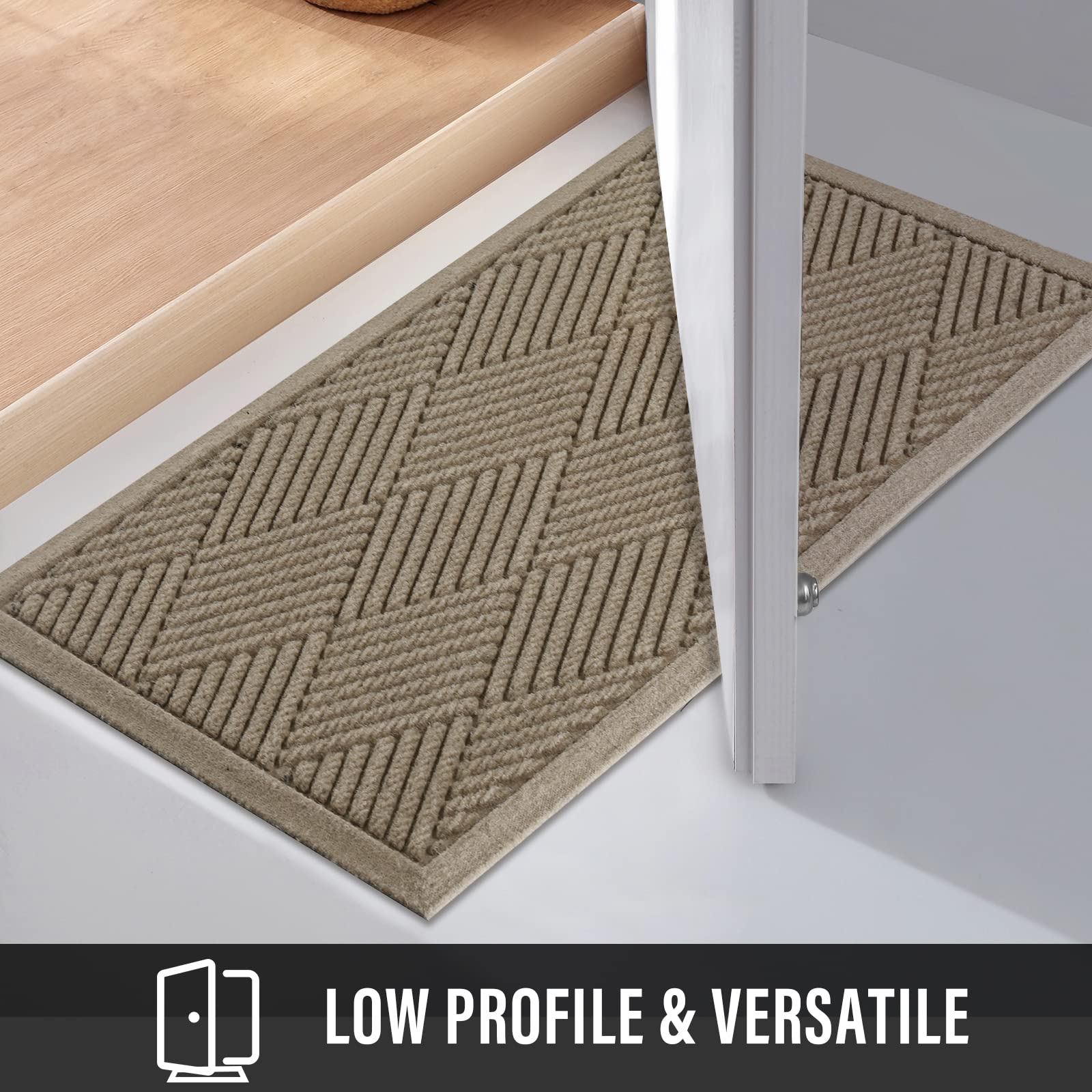 HIYARD versatile indoor-outdoor entrance mat suited for entryways year-round.