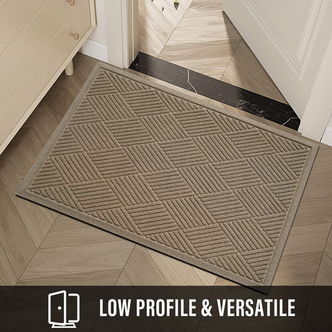 HIYARD low-profile 0-3 inch mat allows the door to open smoothly.