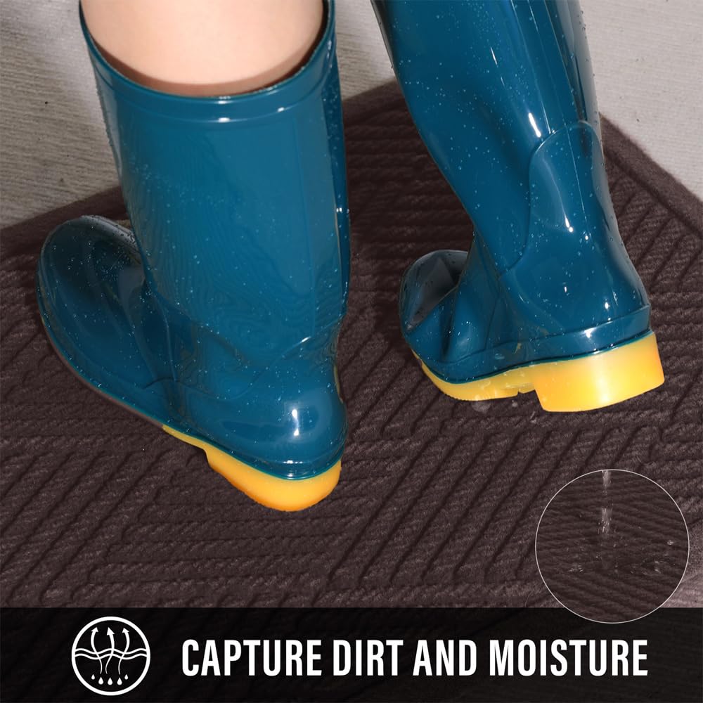 HIYARD non-slip rubber backing keeps the mat in place