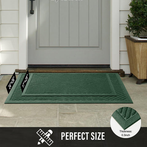 Easy-clean HIYARD mat can be vacuumed or hose rinsed.