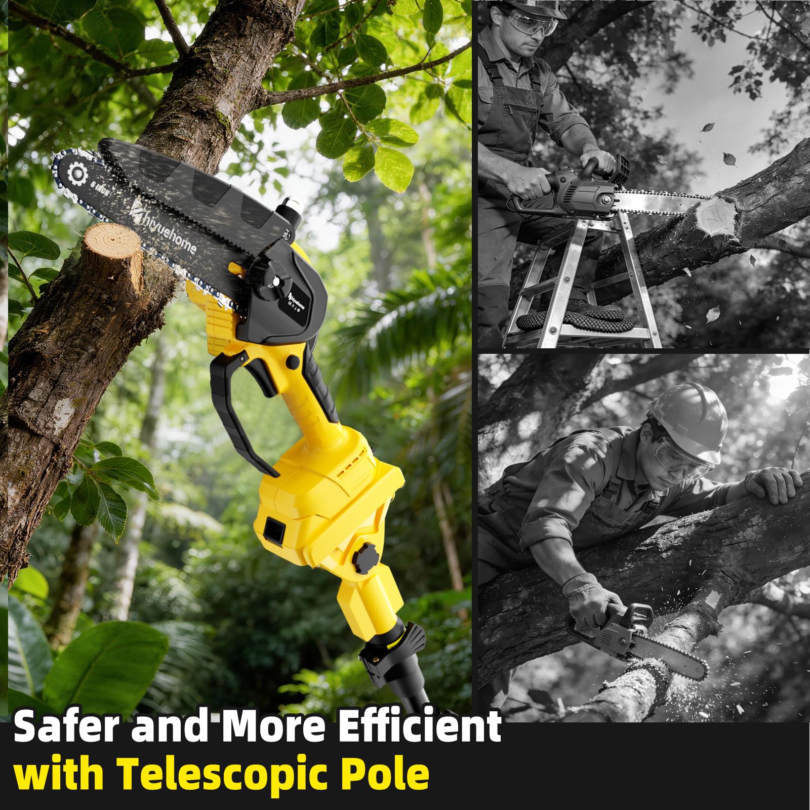 lightweight 2.3 lb design reduces arm fatigue during long tasks
