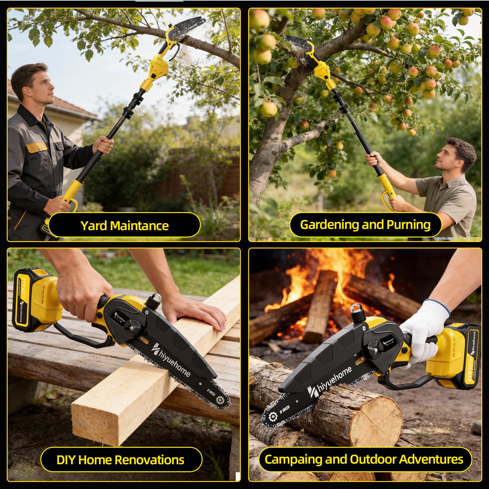 safety gear for secure outdoor pruning and cutting tasks