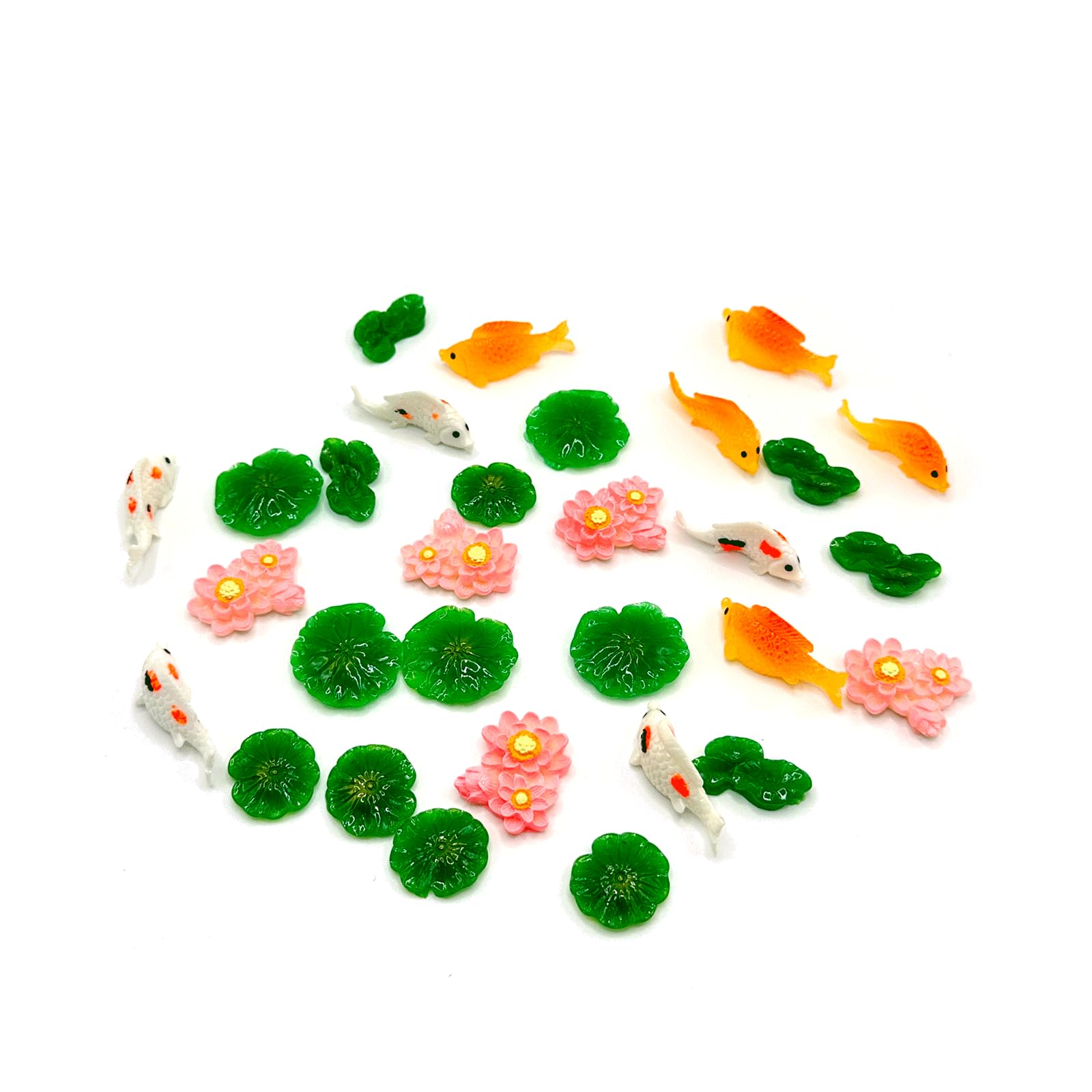 HIZEMLK green lotus leaf mirrors real pond plants in compact form.