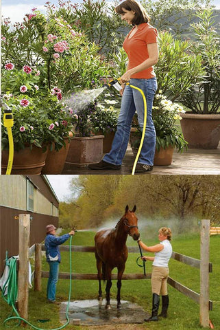 Compact black design stores easily in outdoor spaces.
