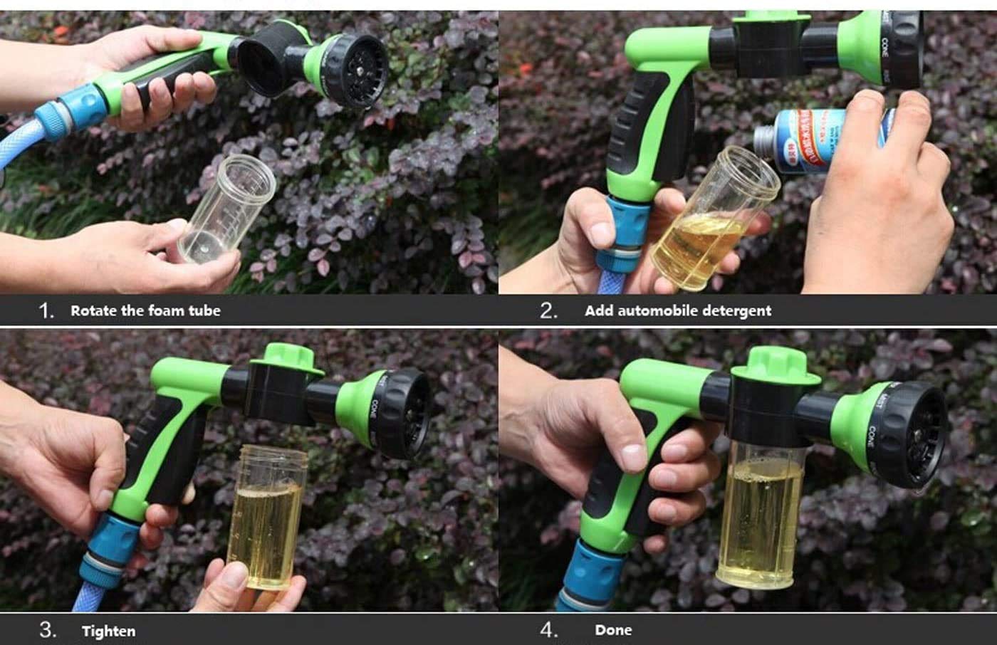 No leak performance under limited pressure with secure fit.