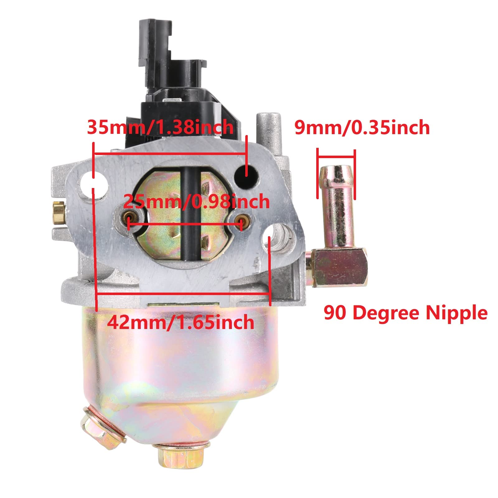 HJLIKE carburetor on Cub Cadet RT65 generator setup, demonstrating broad compatibility.