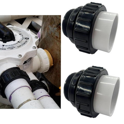 HJSIUTV PVC slip end union enables easy pipe connections.