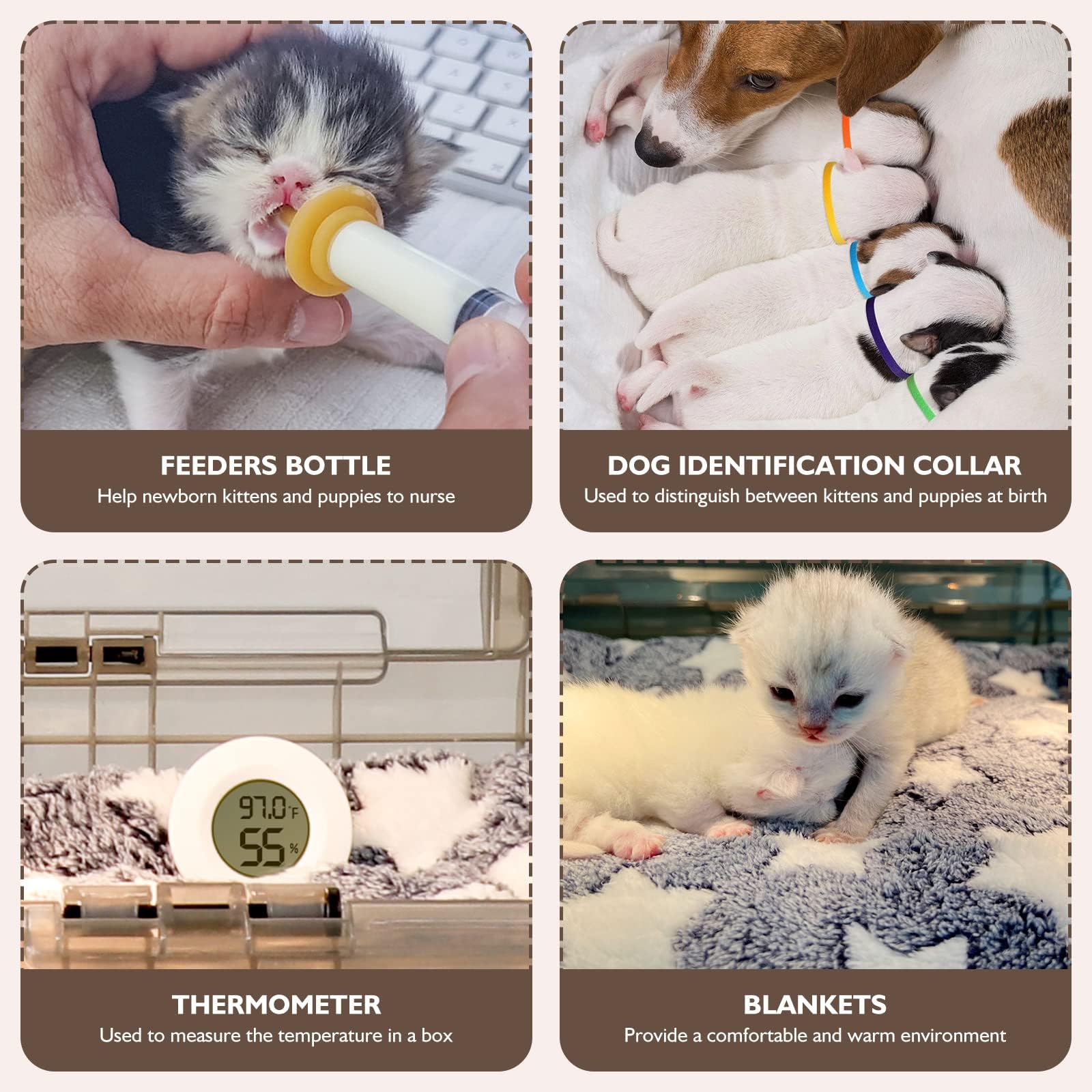 Warming pad and starter kit help care for newborns.