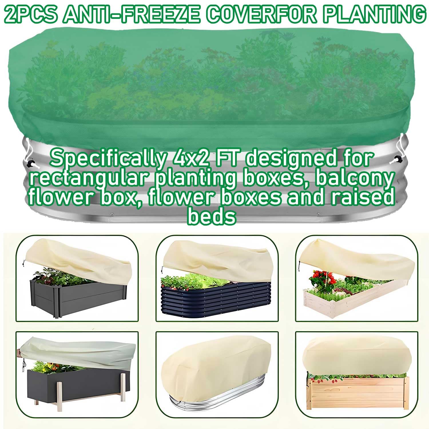 Hkvoxim versatile frost cover suitable for balconies, raised beds, windowsills, and sunrooms.