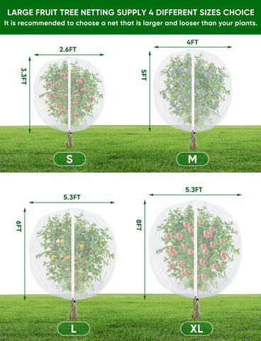 HKZ blueberry-tomato protection-netting keeps pests at bay while maintaining air circulation.