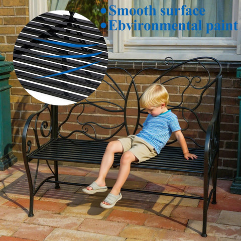 HLC dual-seat bench with backrest ready for two to three adults.