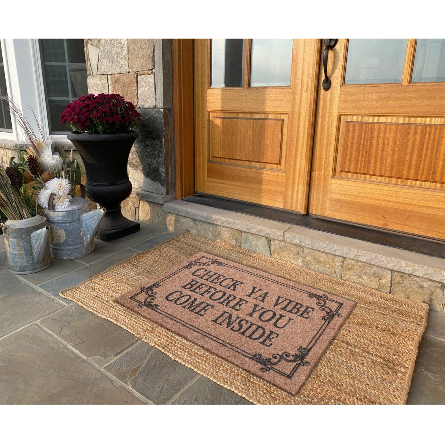 HLFMVWE rustic pattern adds welcoming charm to home or office.