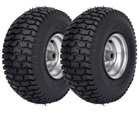 HLHgirl 15600-6 front tire assembly ready for quick lawn mower tire replacement.