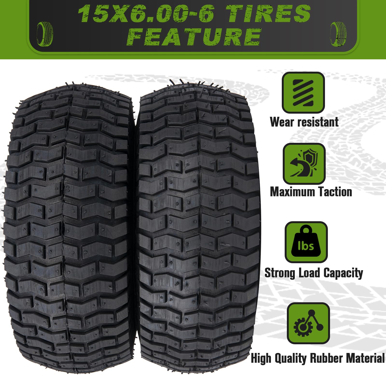 HLHgirl 15600-6 packaging includes pre-installed tires for fast upgrades.