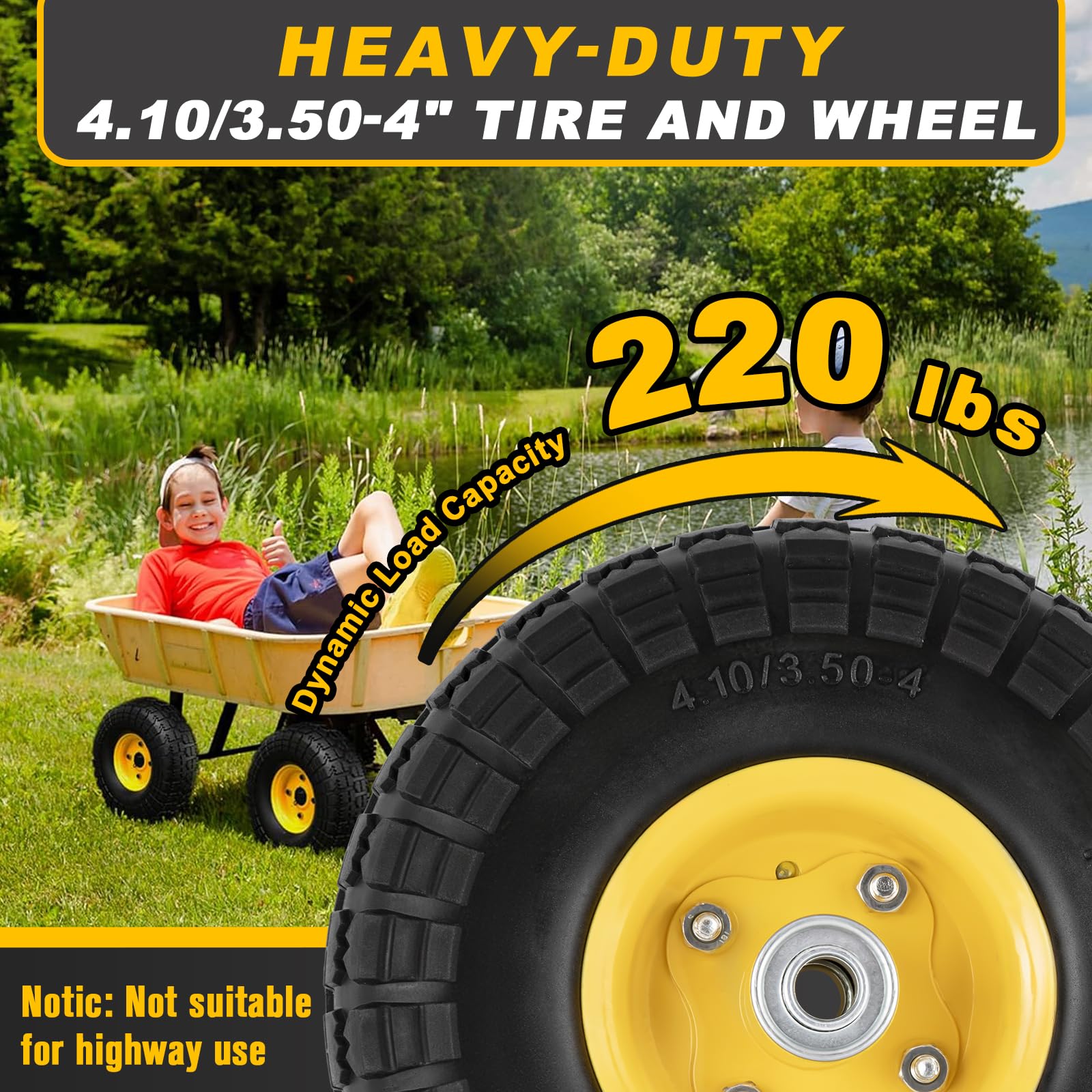 HLHgirl axle bore 5/8-inch detail showing hub compatibility.