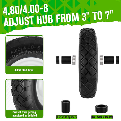 HLHgirl pre-assembled tire with 5/8 inch bearings kit.