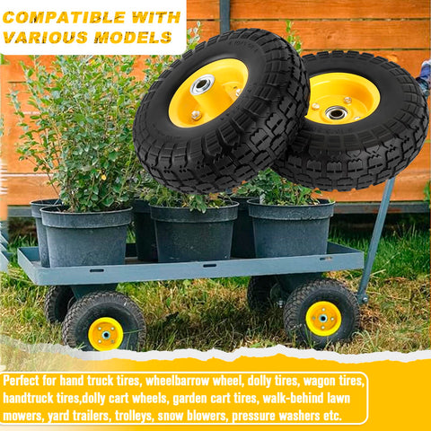 HLHgirl solid tire ready for rugged, off-road-style use.