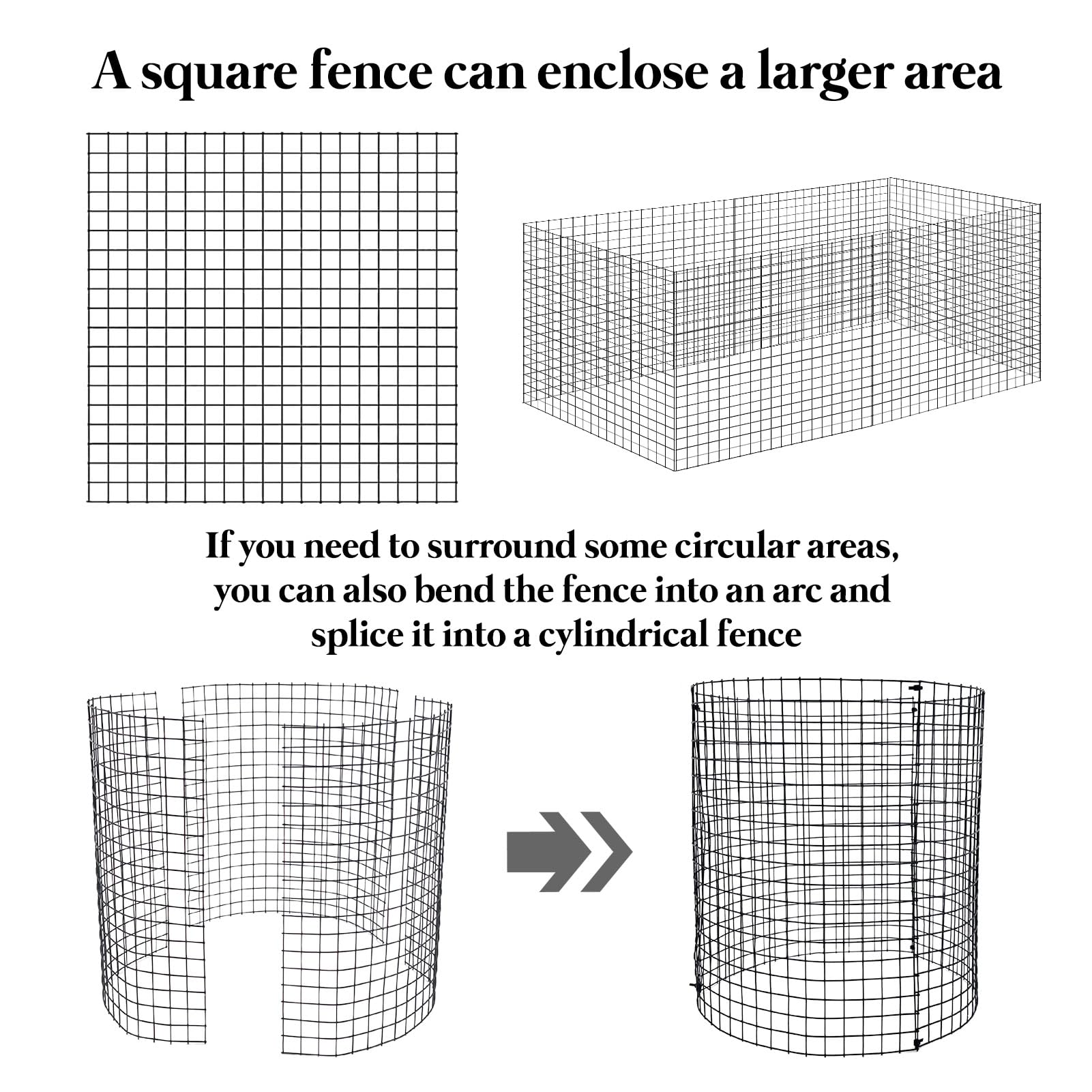 Hlimior cylindrical assembly demonstrates easy 3-mesh circular cage setup