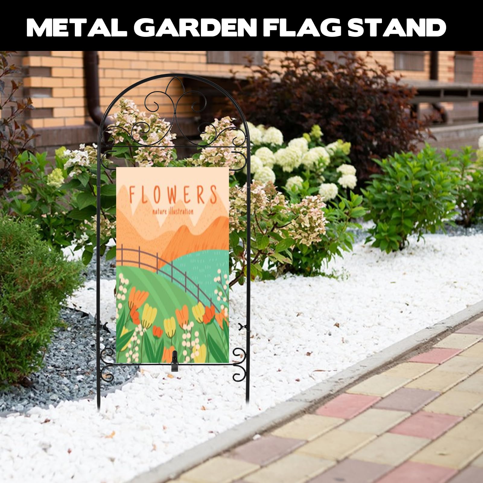 Hlimior two-pack flag stands simplify multi-flag seasonal displays.