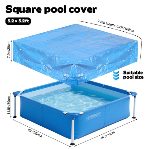 Hlimior waterproof outdoor cover keeps water clean and reduces evaporation for busy backyards