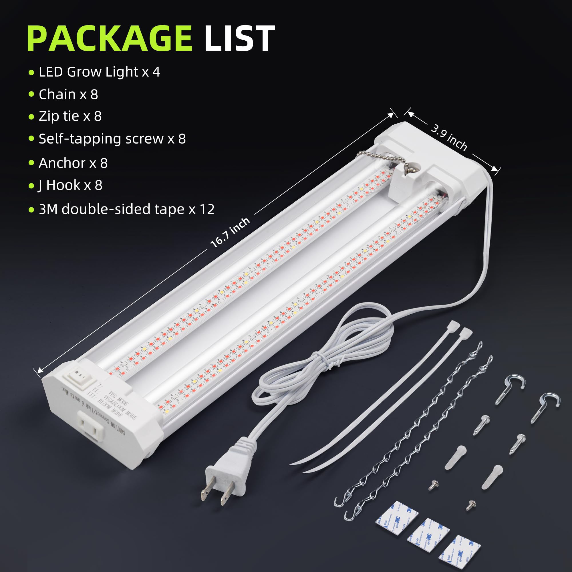 Hlite 25k-hour lifespan and durable LED setup