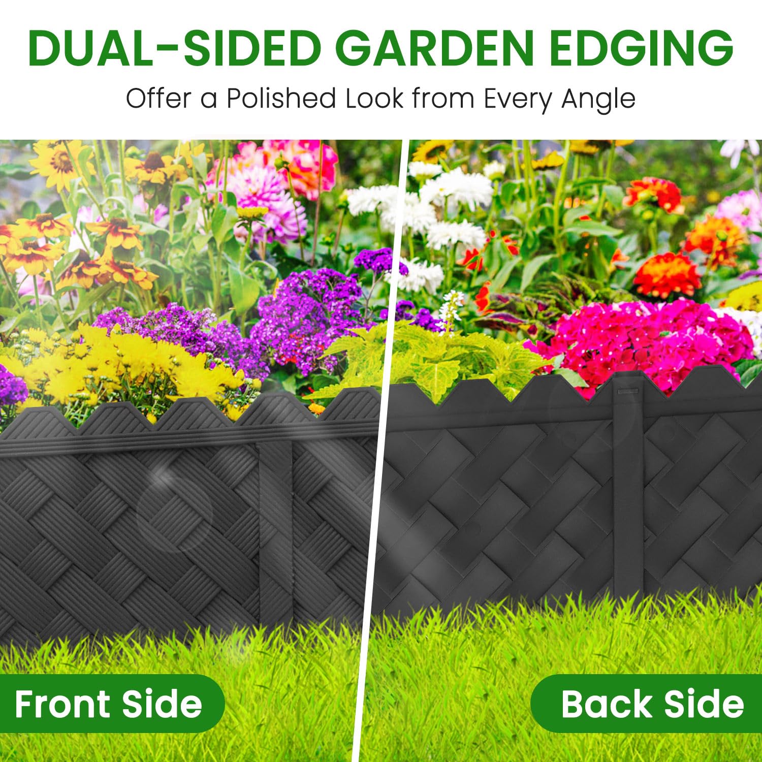 HLOGREE BlackVine exposed height 5.1 inches protects plants.
