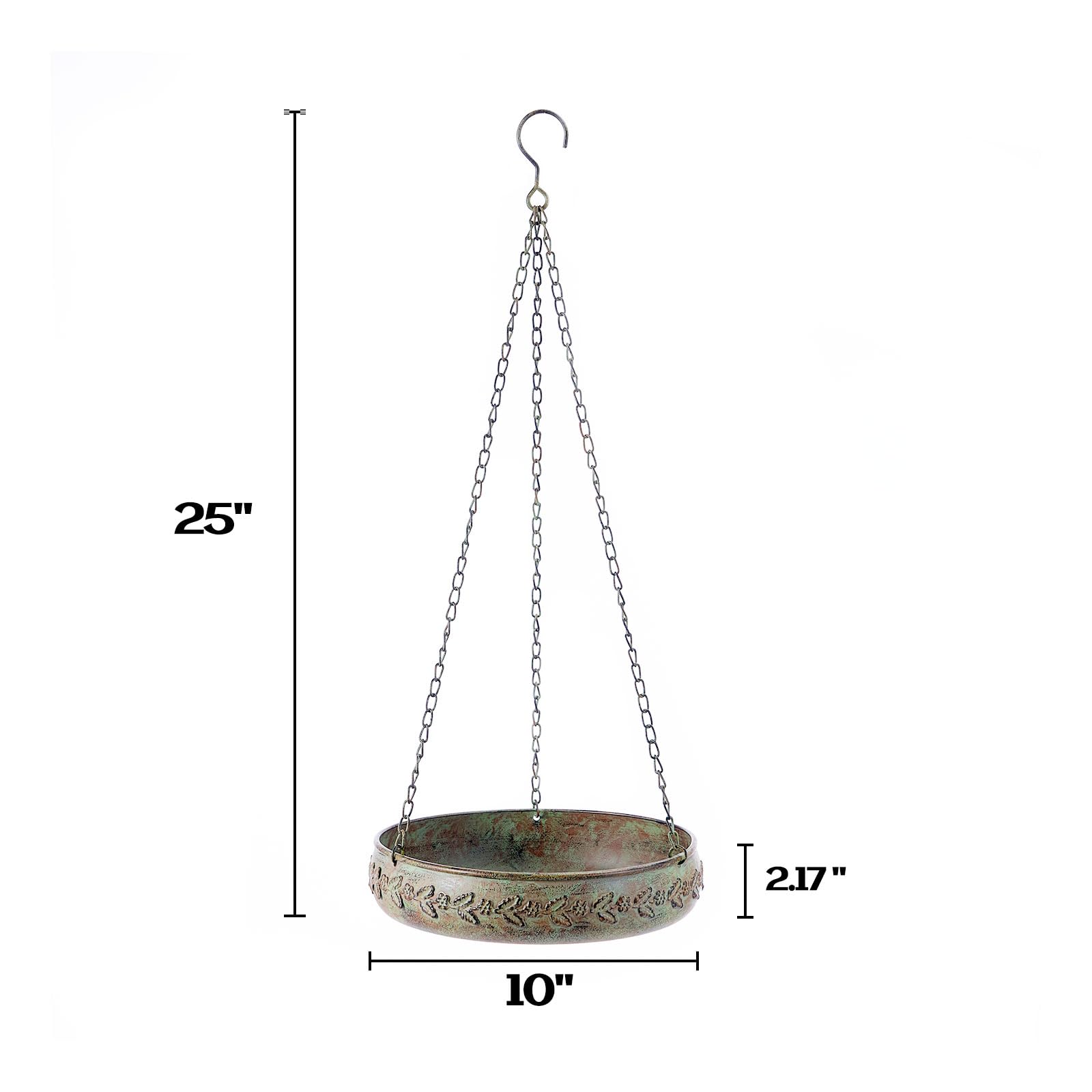 HLQMFHT bird feeder hanging decor for garden helps attract birds while brightening space