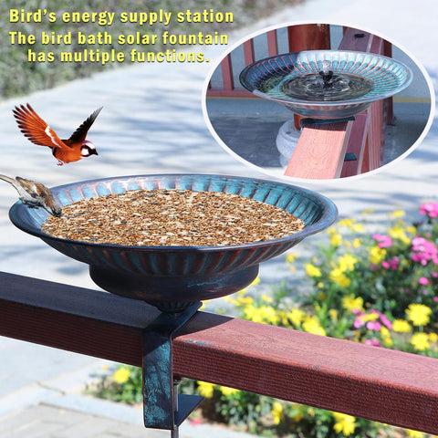 HLQMFHT deck bird bath grooves for pump placement and setup