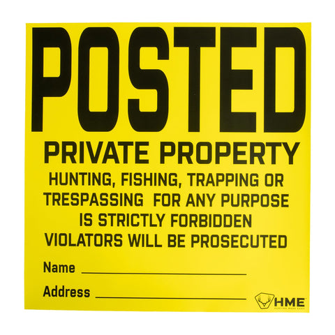 HME 12-sheets pack for consistent boundary messaging across large properties.
