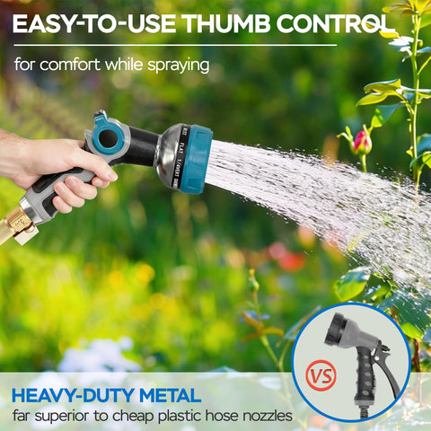 HmiL-U anti-slip handle with metal-reinforced core resists slips and drops during outdoor use.