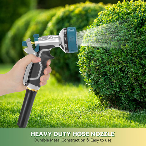 HmiL-U eight-pattern spray options demonstrate versatile watering patterns.