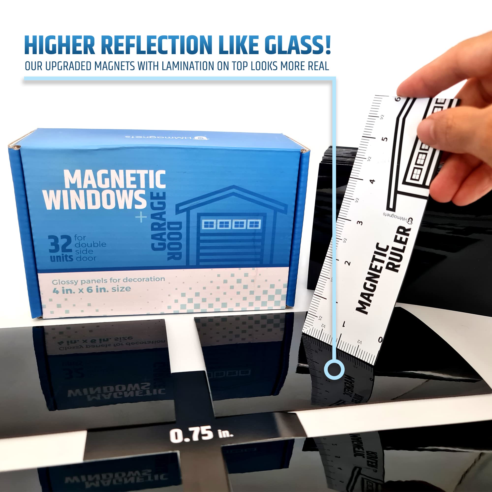 HMmagnets reinforced magnets secure the fit during door movement