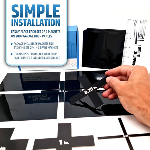 HMmagnets reinforced magnets keep panels secure during weather and door movement.