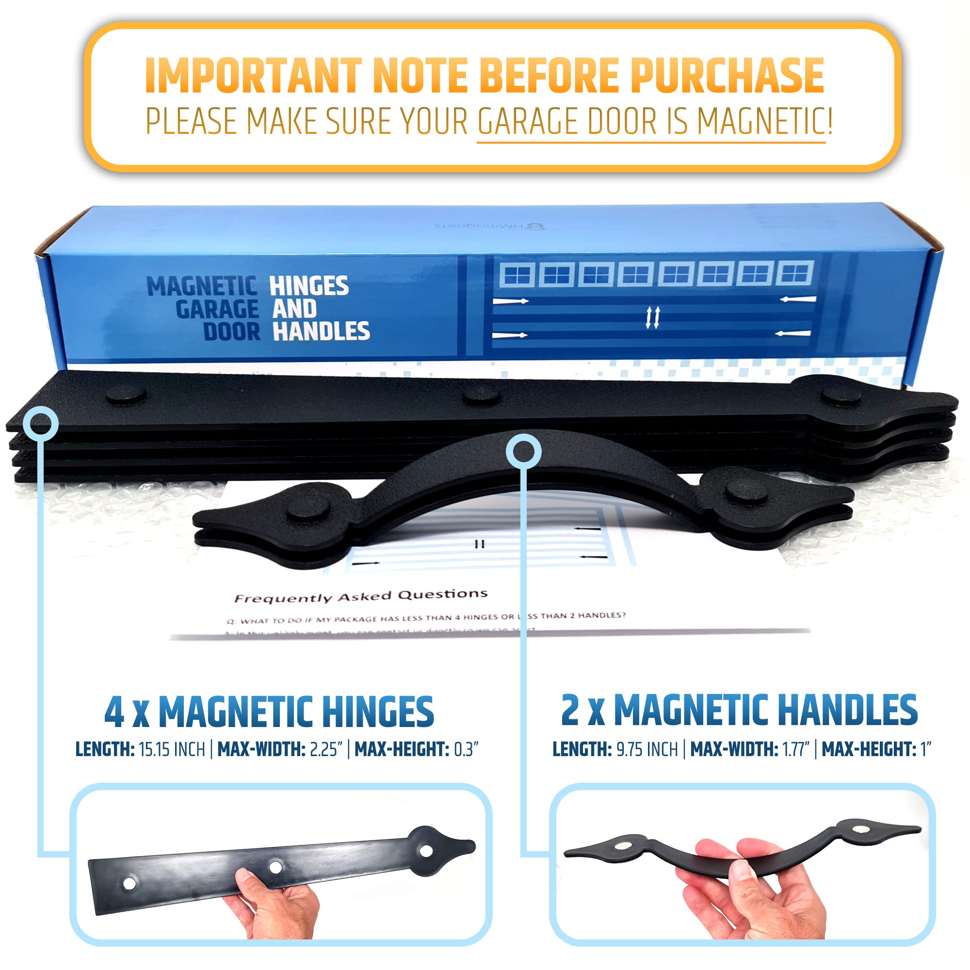 HMmagnets weather-resistant ABS plastic endures weather while maintaining style.