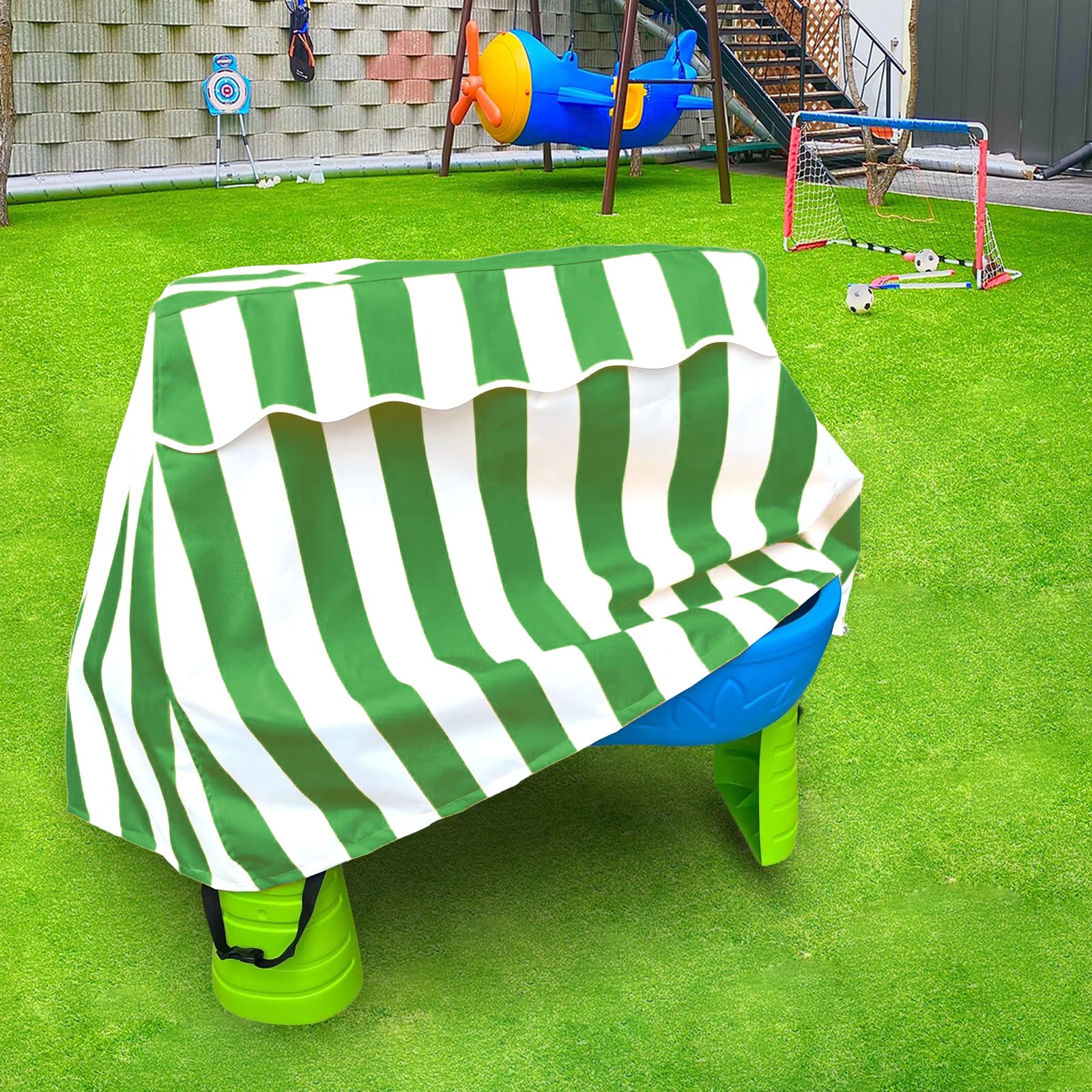 HMOCK water table cover with durable fabric protecting a 37-inch table outdoors.