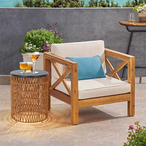 HMVPL iron tabletop adds sturdy supporting surface.