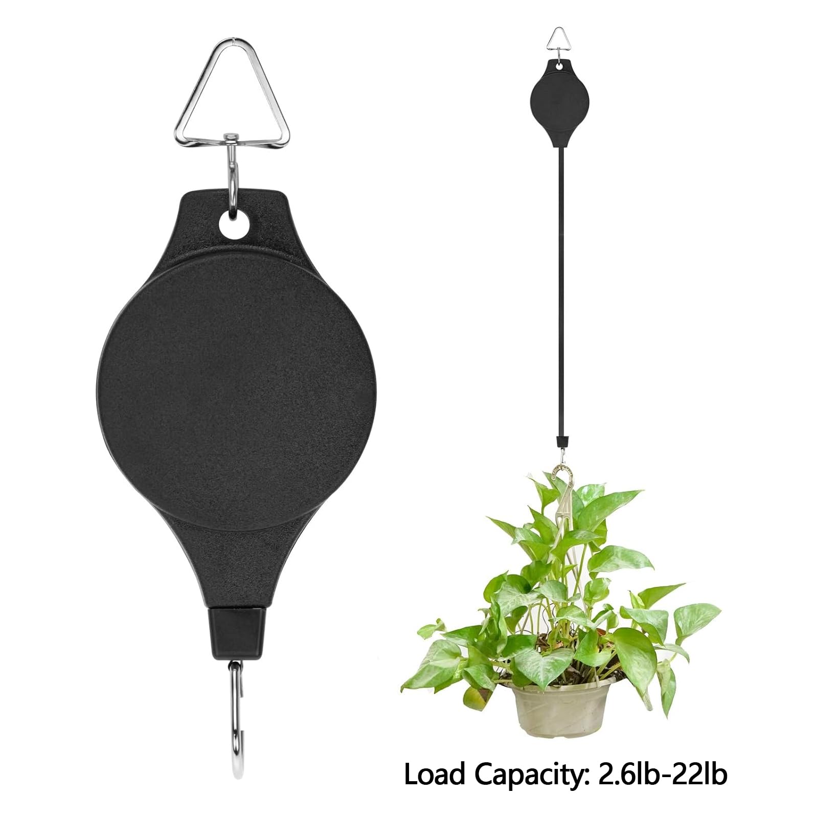 Hmxpls nylon rope extended to 90 cm for adjustable indoor and outdoor use.