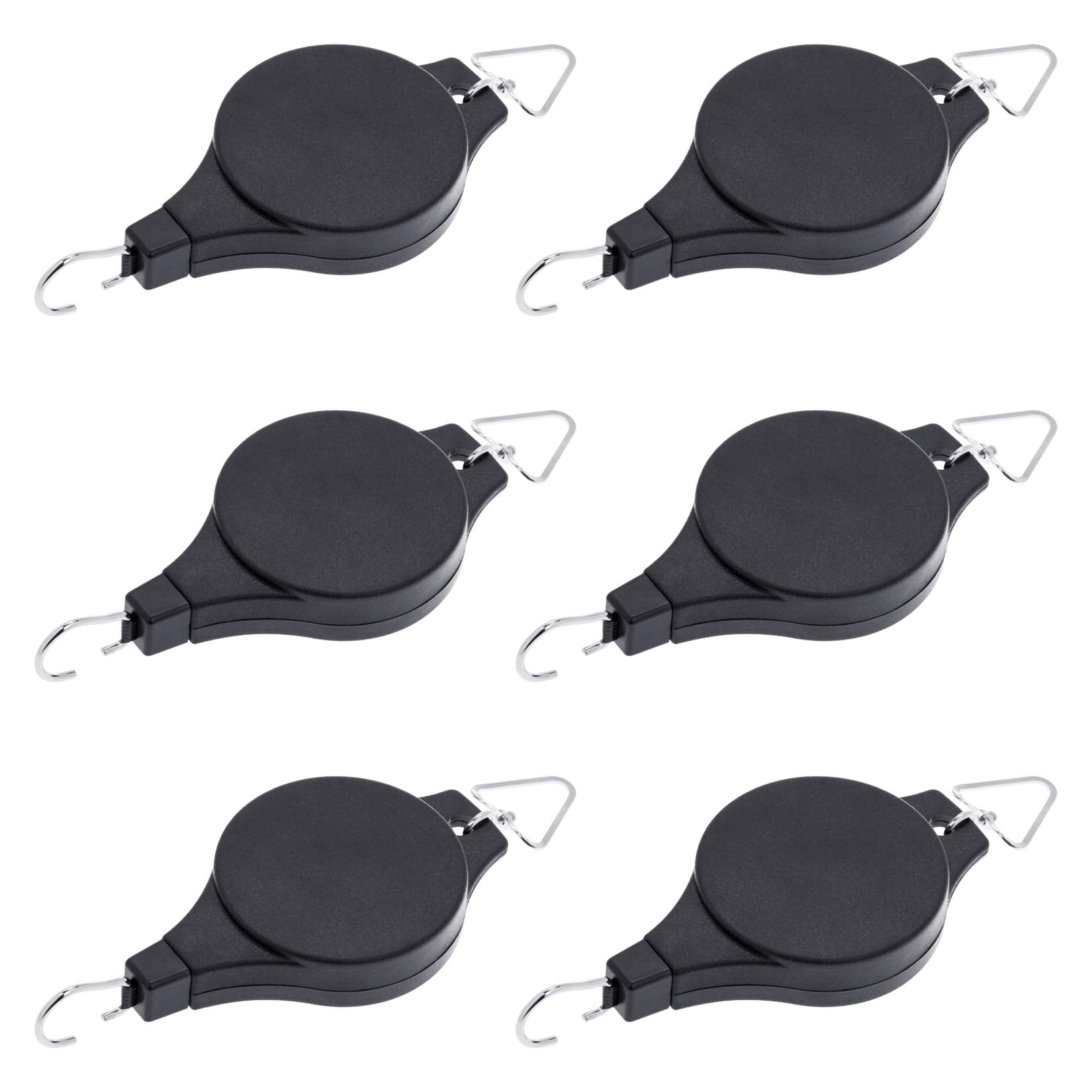 Hmxpls plant pulley retractable hanger enables effortless height adjustments for watering.