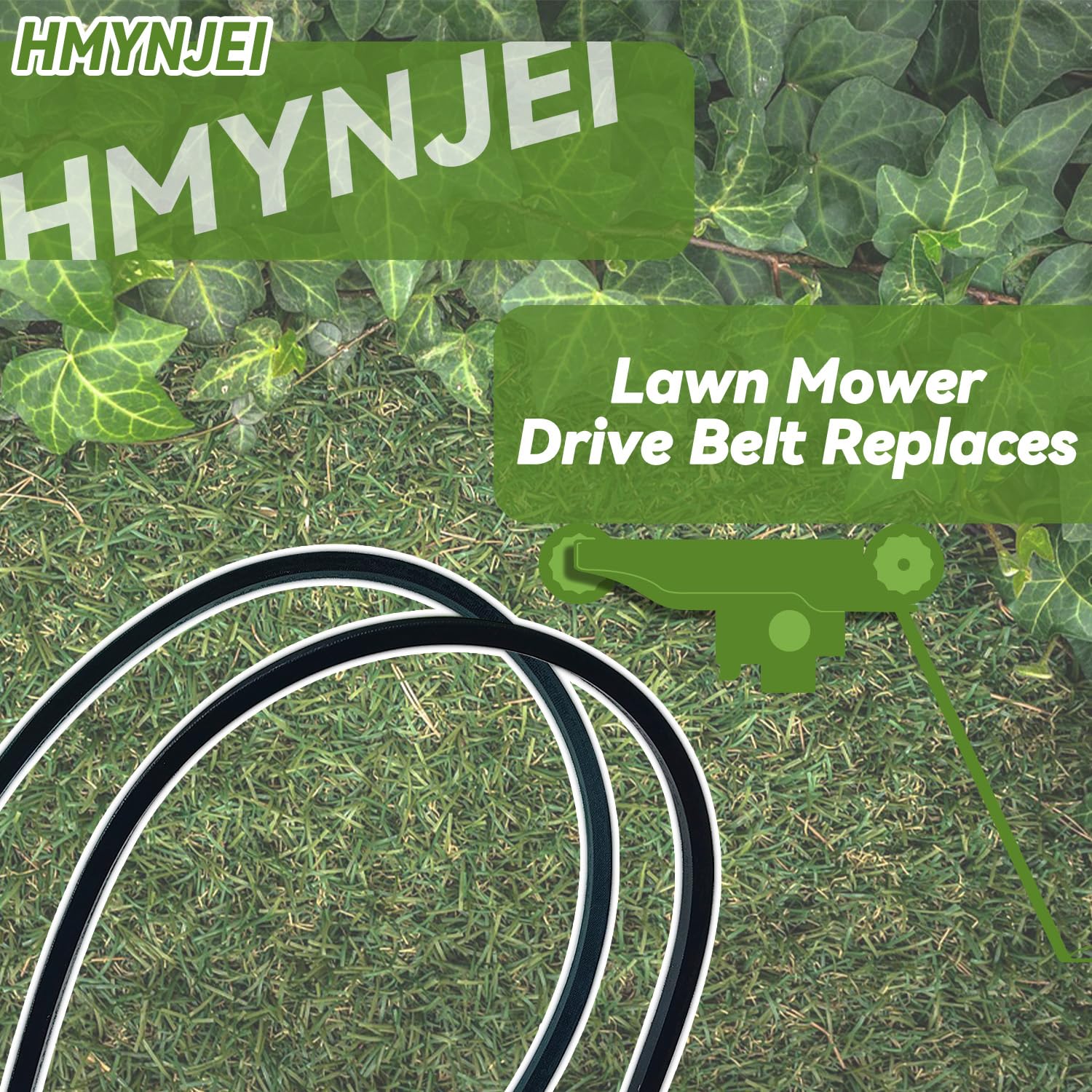 HMYNJEI transmission belt application supports smooth mower operation