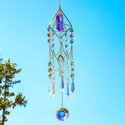 H&D Golden Moon detail adds whimsy to the suncatcher design.