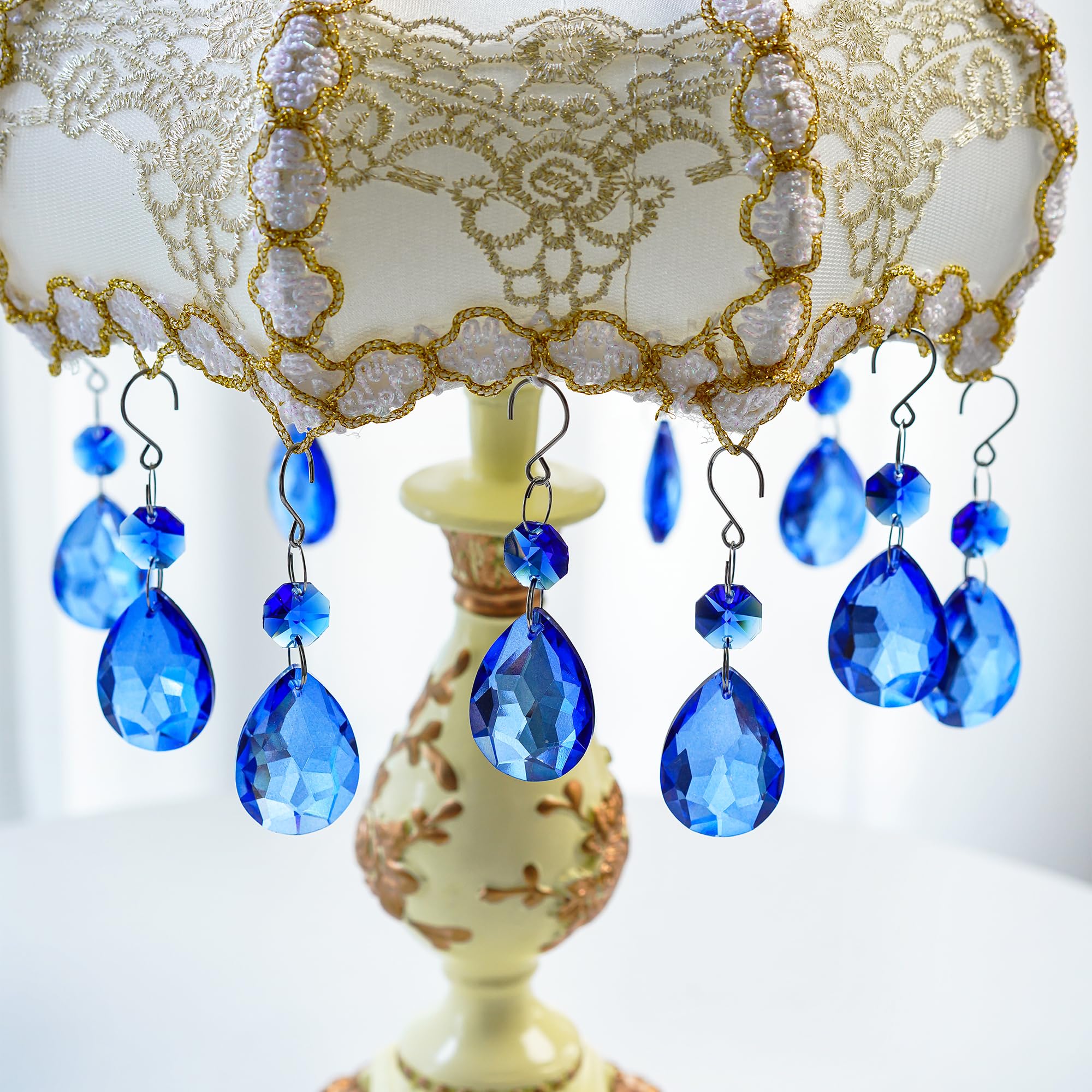 H&D Hyaline & Dora blue Bauhinia crystal pendant adds festive sparkle to chandeliers