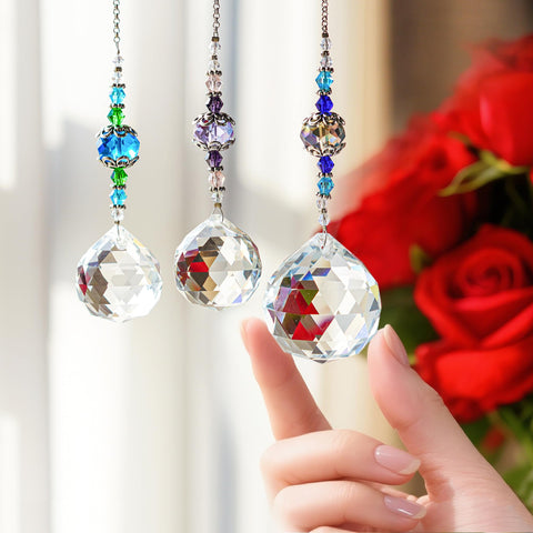 H&D HYALINE & DORA garden prism accents shimmering in sunlit outdoor spaces