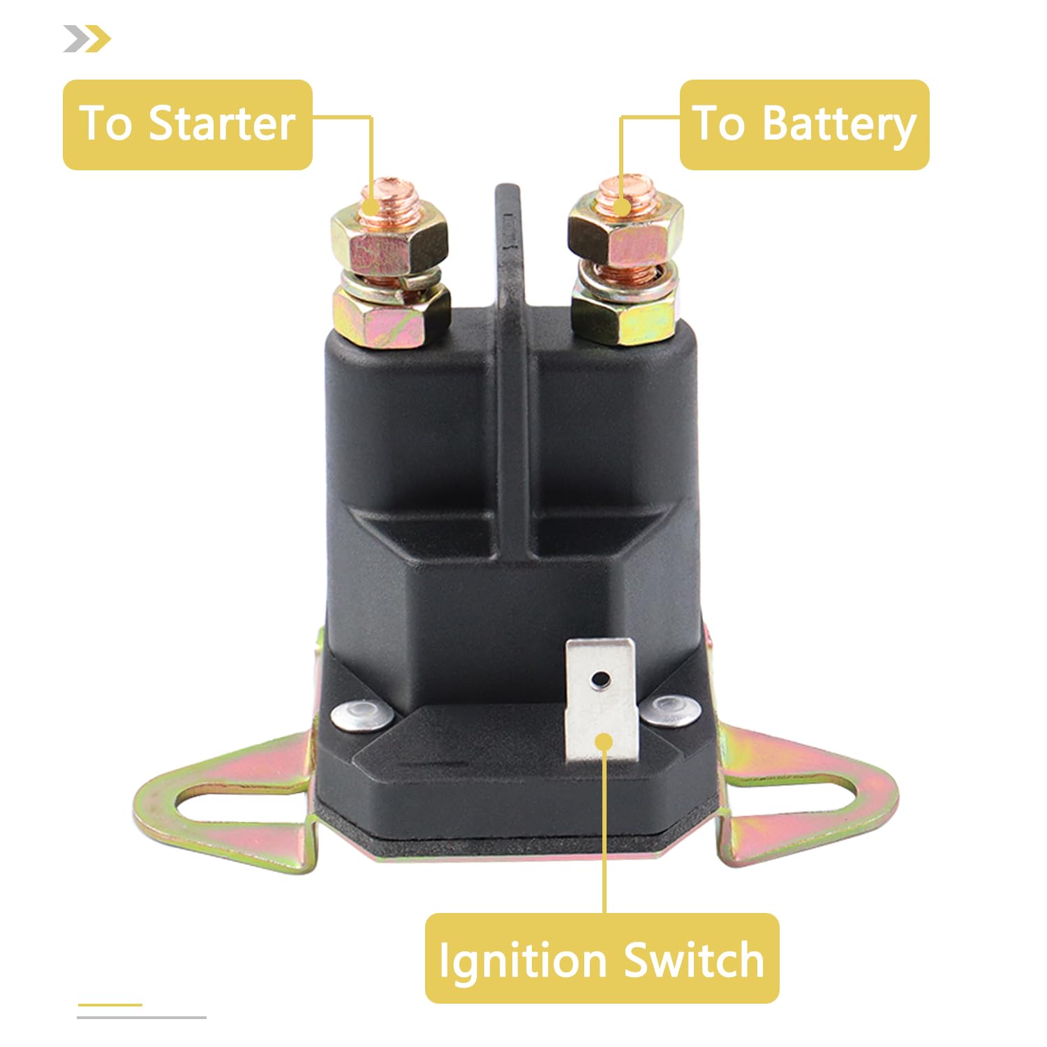 HNeekyr 3-terminal 12V configuration close-up for easy compatibility