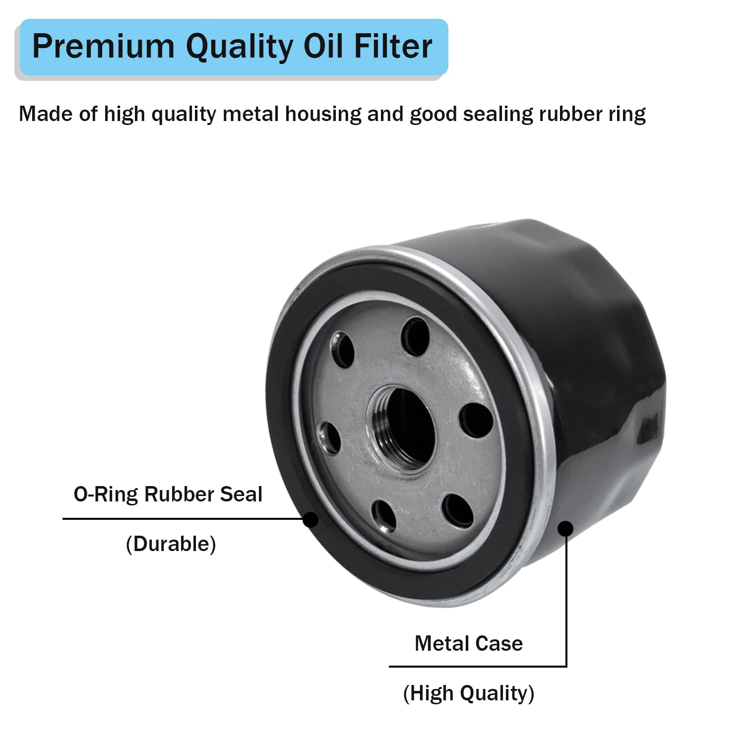 HNeekyr AM125424 oil filter for John Deere LX266 delivers steady filtration during heavy use.