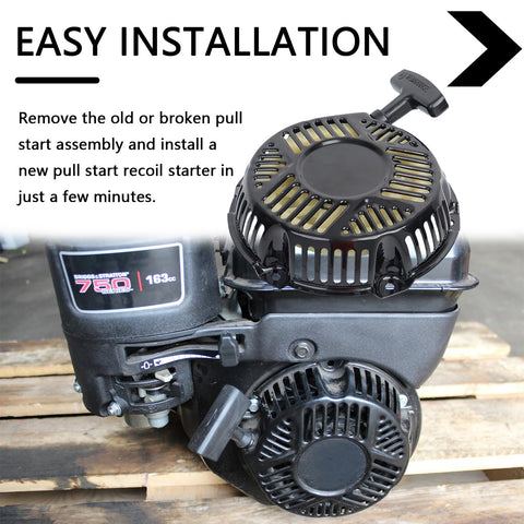 HNeekyr easy-install recoil starter fits directly, saving maintenance time.