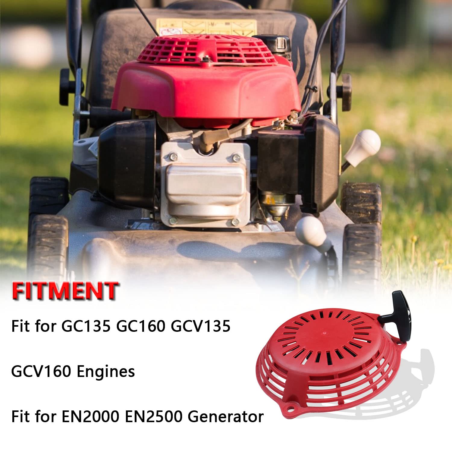 HNeekyr GCV160 recoil starter with quality materials, long life