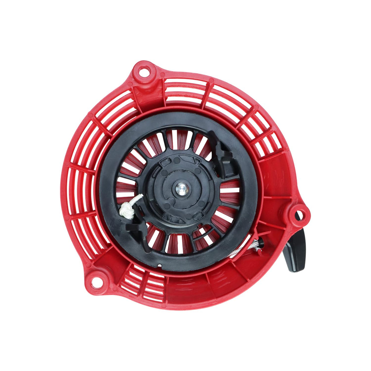 HNeekyr GCV160 pull-start assembly close-up, durable housing for reliable starts