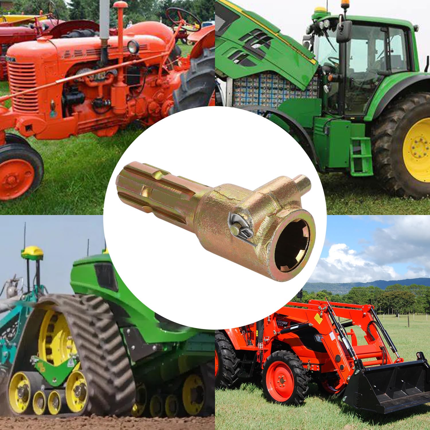 HNeekyr extender installed on tractor and implement ready for use in the field.