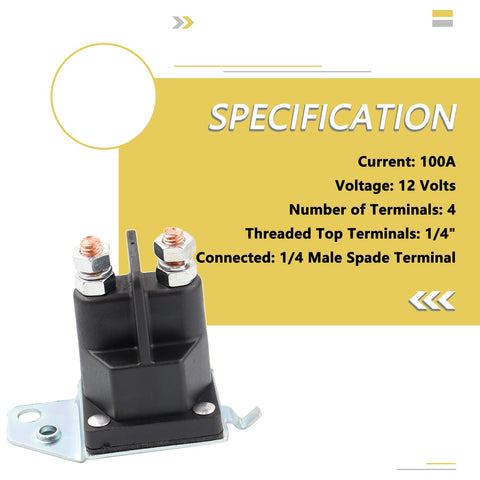 HNeekyr solenoid compatibility list covering multiple mower models